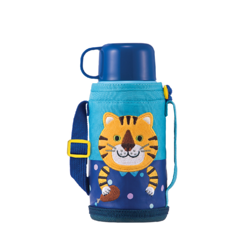 LHC1435TGR Binh nuoc giu nhiet Cartoon Tiger Kids Vacuum Bottle 550ml bang thep khong gi hieu Lock Lock mau xanh duong 1 -binhgiunhietinlogo