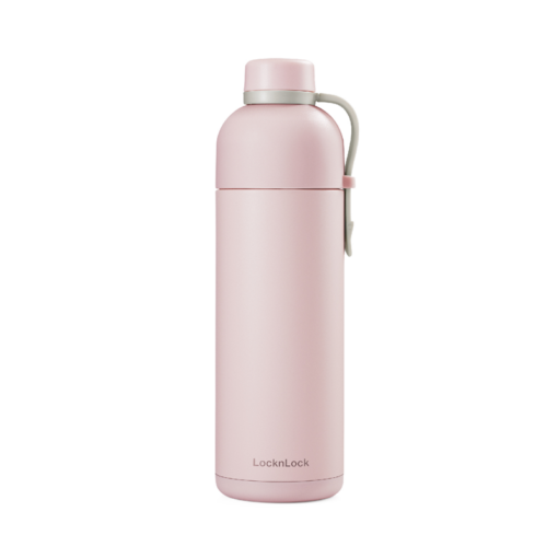 LHC4267PIK Binh giu nhiet LocknLock Belt Bottle 490ml Mau hong 1 -binhgiunhietinlogo